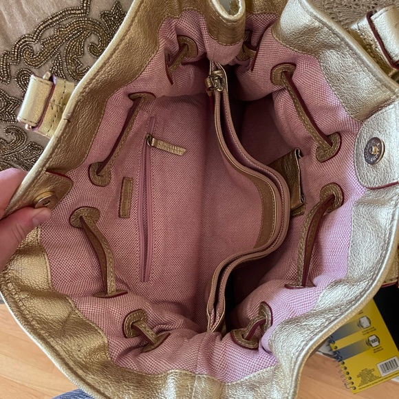 Dooney and Bourke Shoulder Bag in Gold - Used once - Picture 3 of 3